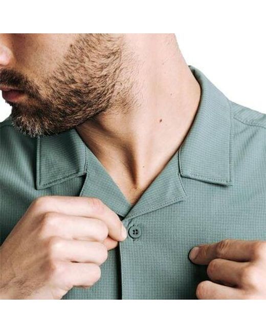 Western Rise Green Outbound Camp Collar Shirt