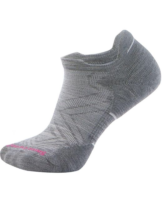 Smartwool Gray Run Targeted Cushion Low Ankle Sock