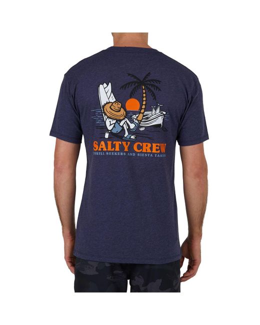 Salty Crew Blue Siesta Premium Short-Sleeve T-Shirt for men