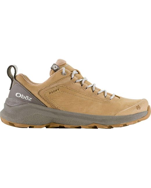 Oboz Brown Cottonwood Low B-Dry Hiking Shoe