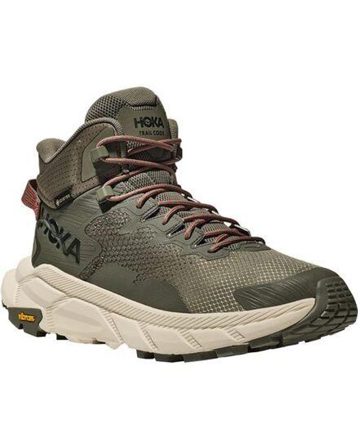 Hoka One One Gray Trail Code Gtx Hiking Boot for men