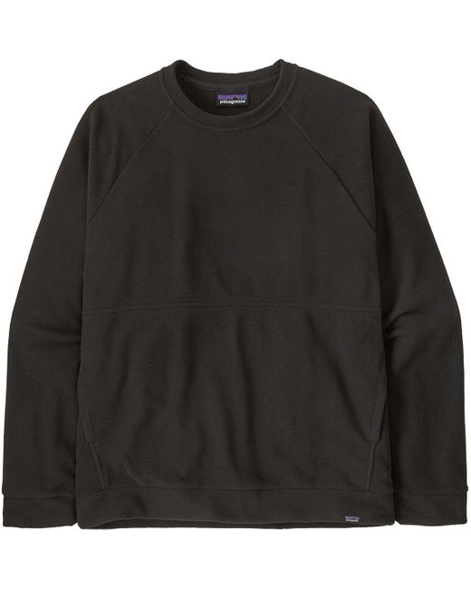 Patagonia Black Micro D Crewneck