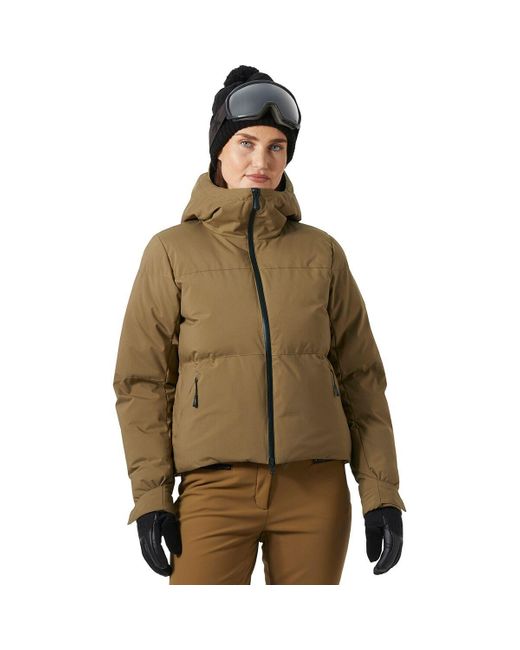 Helly Hansen Green Nora Short Puffy Jacket