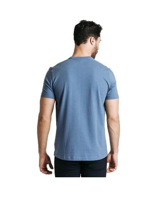 Western Rise Blue X Cotton T-Shirt
