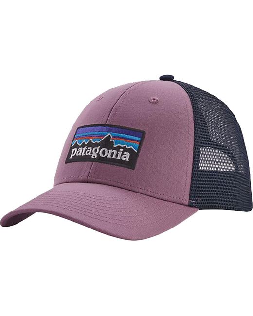 Patagonia Purple P6 Lopro Trucker Hat for men