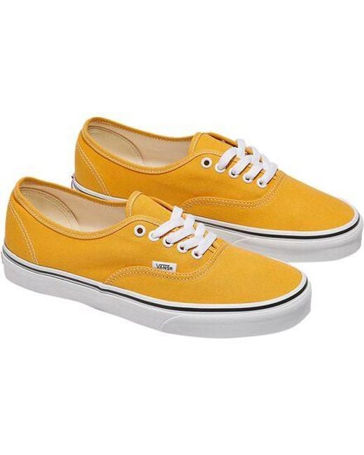 Vans Yellow Authentic Shoe