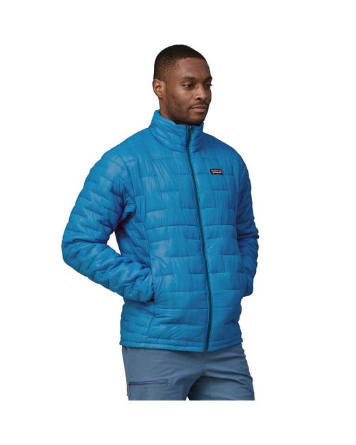 Patagonia Blue Micro Puff Insulated Jacket for men