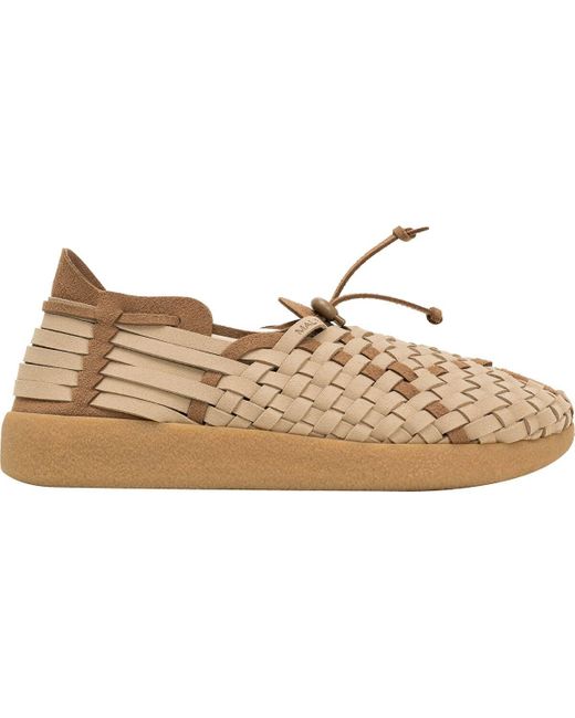 Malibu Sandals Natural Latigo Suede Vegan Leather Rub Shoe/Walnut/Tan
