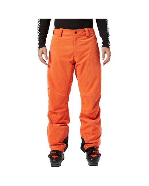 Helly Hansen Orange Legendary Insulated Pant for men