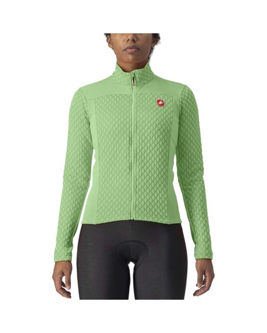 Castelli Green Sfida 2 Long-Sleeve Full-Zip Jersey