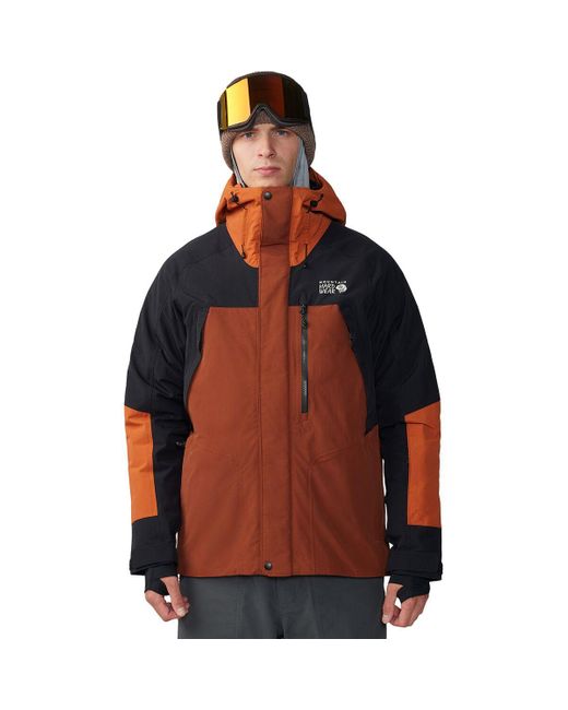Mountain Hardwear Brown First Tracks Insulated Jacket