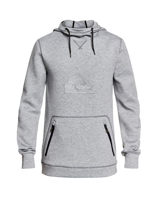 Quiksilver Gray Freedom Pullover Hoodie for men