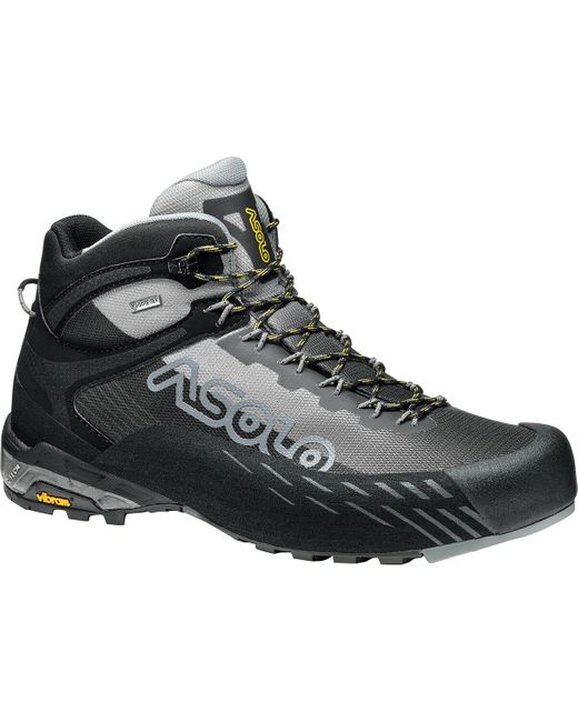 Asolo Black Eldo Mid Gv Hiking Boot for men
