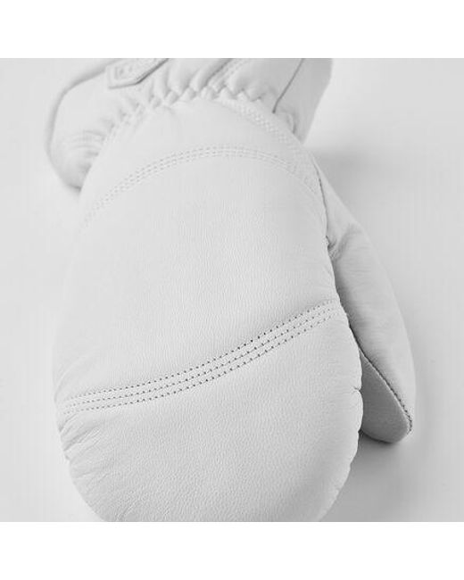 Hestra White Leather Box Mitten
