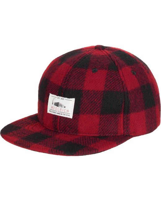 Woolrich Wool Buffalo Plaid Baseball 