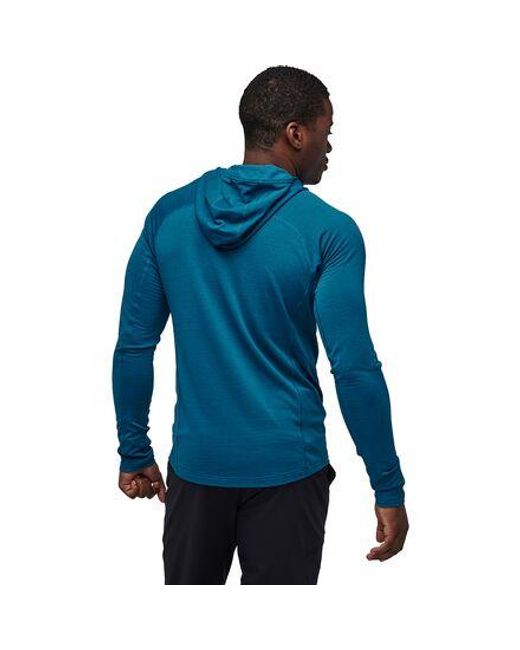 Black Diamond Blue Coefficient Lt Hybrid Hooded Jacket