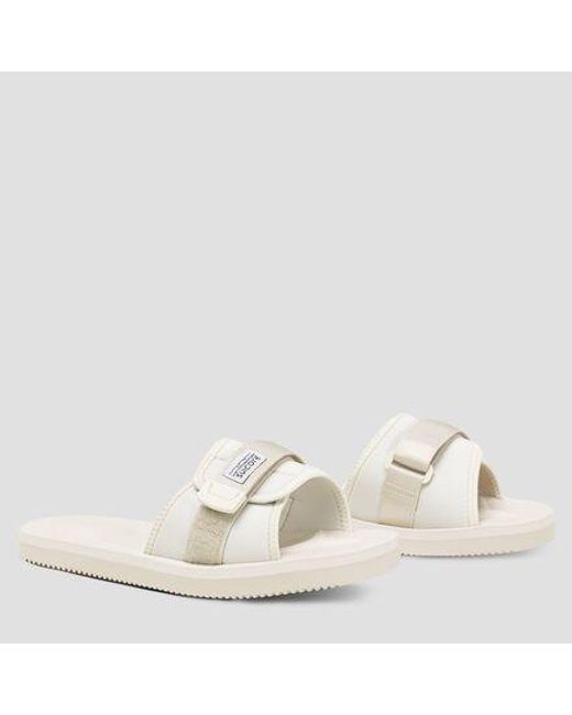 Suicoke White Padri Sandal for men