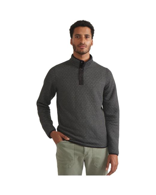 Marine Layer Black Colorblock Corbet Pullover
