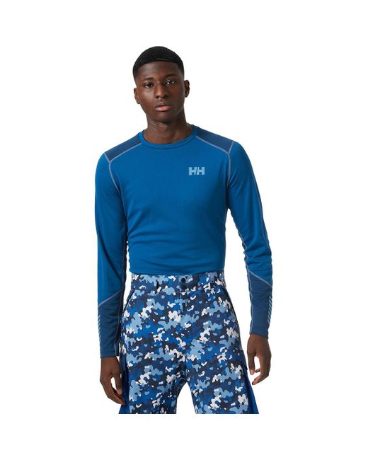 Helly Hansen Lifa Active Crew Top in Blue for Men Lyst