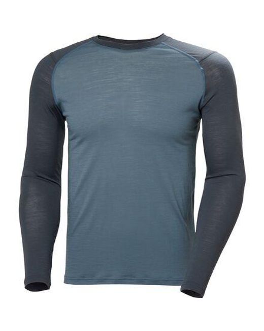 Helly Hansen Blue Hh Durawool Crew Long-Sleeve Shirt