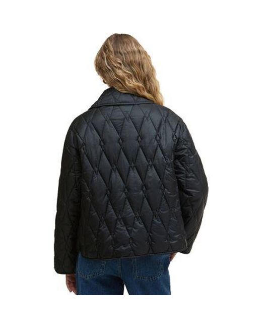 Barbour Black Bernadette Quilted Jacket