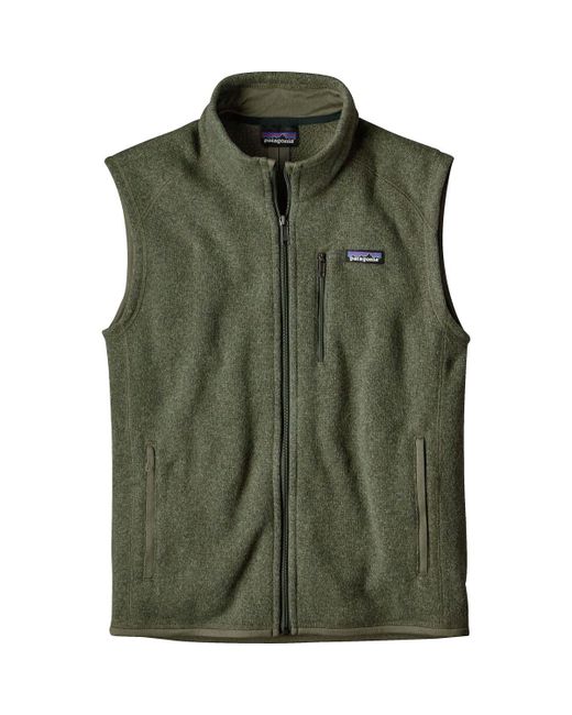 Patagonia Green Better Sweater Fleece Vest for men