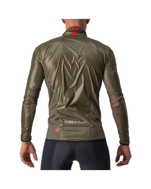 Castelli Green Aria Shell Jacket