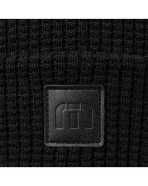 Travis Mathew Black Cloud Waffle Beanie