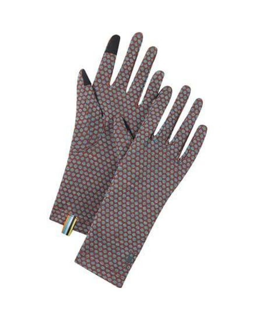 Smartwool Gray Thermal Merino Glove Pecan Dot