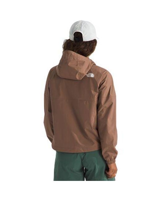 The North Face Brown Antora Rain Hooded Jacket
