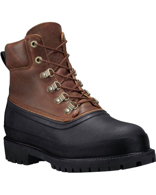 Timberland Brown Icon Rubber Toe Winter Boot for men