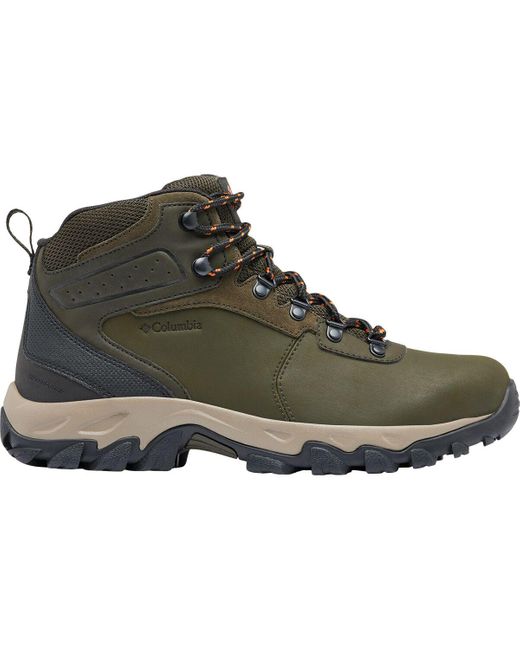 Columbia Green Newton Ridge Plus Ii Waterproof Hiking Boot for men