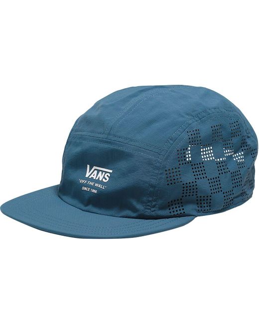 Vans Blue Outdoors Nylon Camper Hat for men