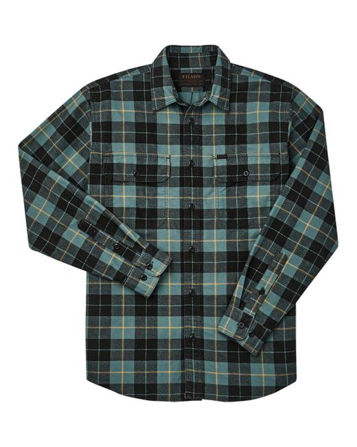 Filson Green Field Flannel Shirt