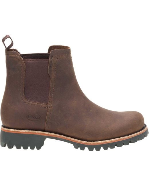 Chaco Brown Fields Chelsea Waterproof Boot