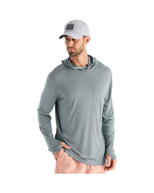 Free Fly Women's Gray Lightweight Hoodie