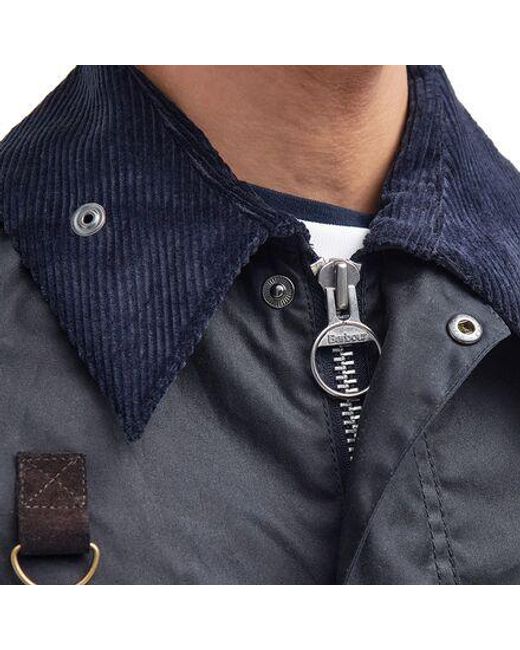 Barbour Blue Spey Wax Jacket