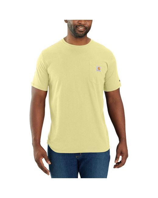 Carhartt Yellow Force Short-Sleeve Pocket T-Shirt
