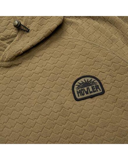Howler Brothers Green Palo Duro Fleece Hoodie