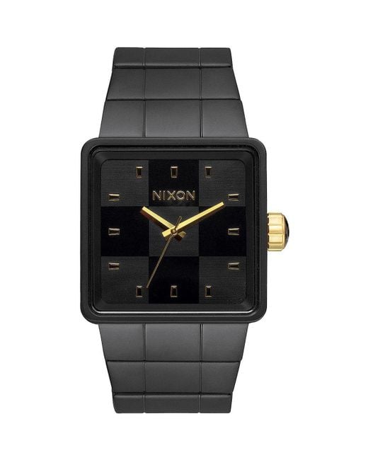 Nixon Black Quatro Watch for men