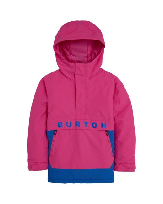Burton Pink Frostner Insulated Anorak Jacket