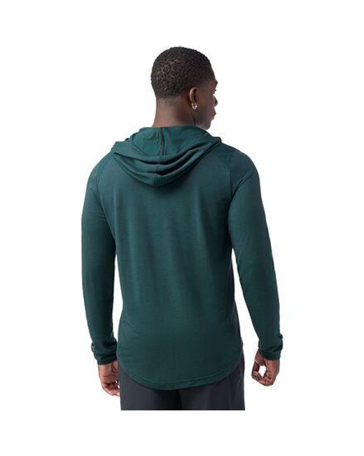 Smartwool Blue Active Mesh Hoodie