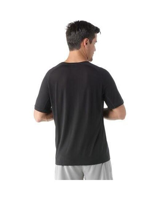 Smartwool Black Active Ultralite Graphic Short-Sleeve T-Shirt