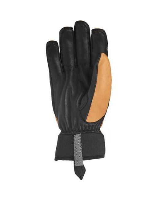 Hestra Brown Army Leather Wool Terry Glove