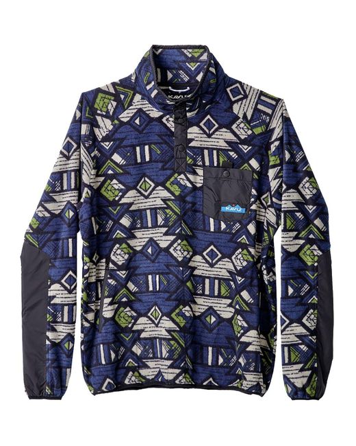 Kavu Blue Teannaway Fleece Jacket for men
