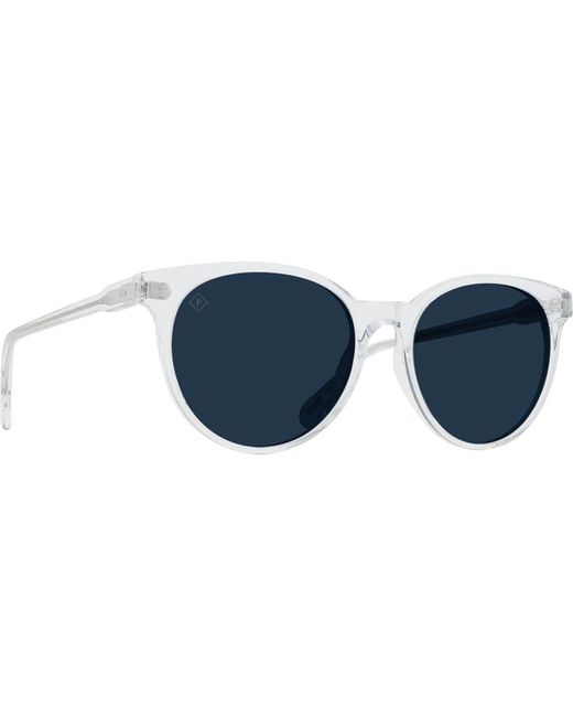 Raen Blue Norie Polarized Sunglasses Crystal Clear/Polarized Smoke