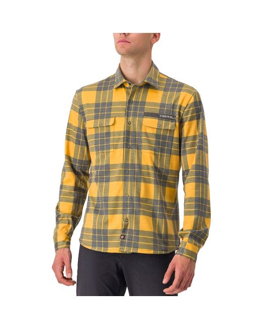Castelli Yellow Unlimited Flannel Shirt