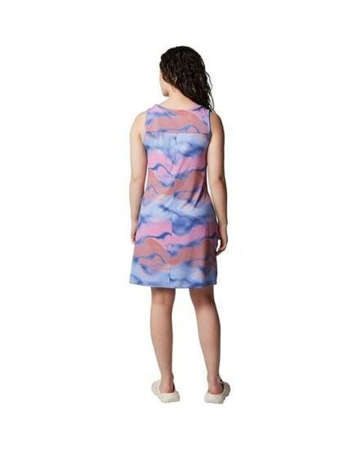 Columbia Blue Chill River Printed Dress