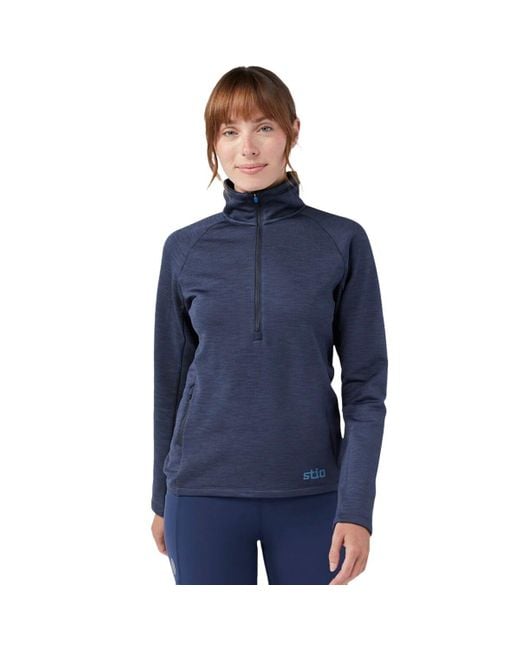 Stio Blue Glide Power Stretch 1/2-Zip Pullover