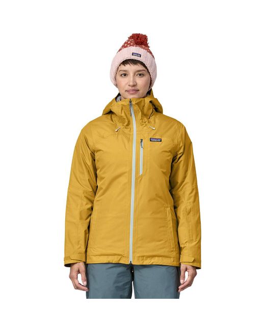 Patagonia Yellow Insulated Powder Town Jacket